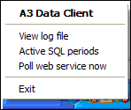 Screenshot of A3 popup menu