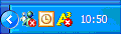 Screenshot of A3 in system tray